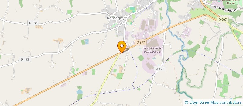 localisation de l'entreprise SCI LES CLOSEAUX  ROMAGNY FONTENAY