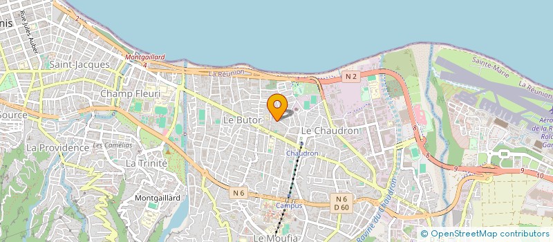 localisation de l'entreprise SCI LES CLOTINES  SAINT-DENIS