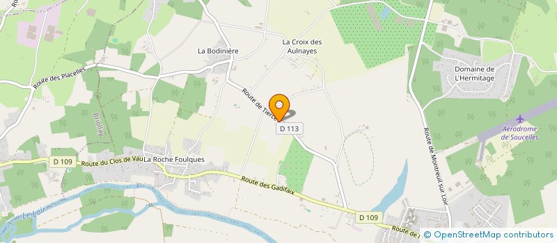 localisation de l'entreprise SCI LES CLOUAPINIERES  MAZE-MILON