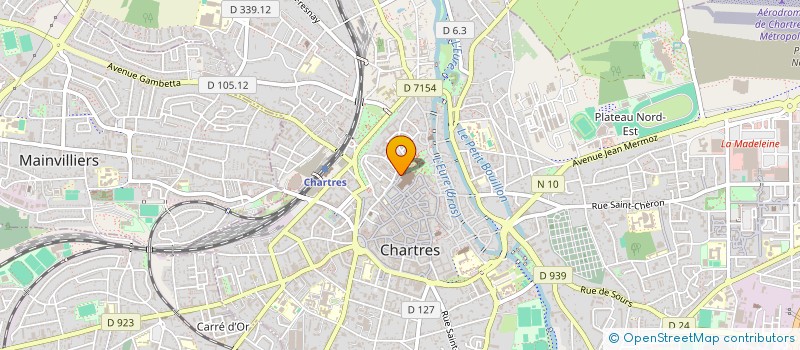 localisation de l'entreprise SCI LES CLOZEAUX à CHARTRES