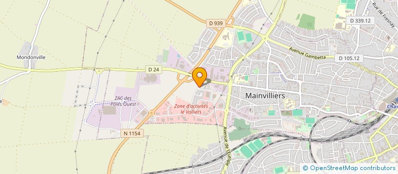 localisation de l'entreprise SCI LES CLOZEAUX à MAINVILLIERS