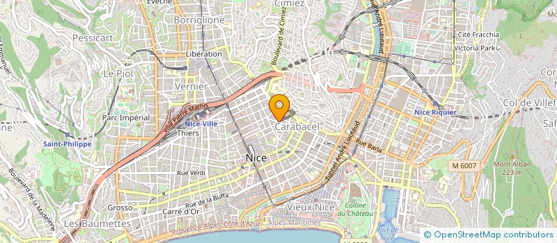 localisation de l'entreprise SCI LES COCCINELLES à NICE