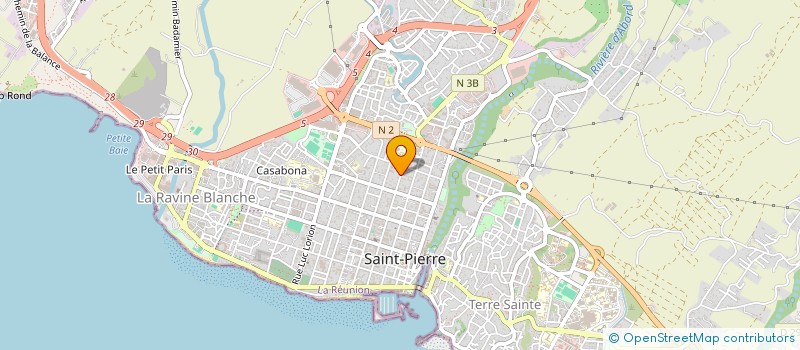 localisation de l'entreprise SCI LES COCOTIERS à SAINT-PIERRE