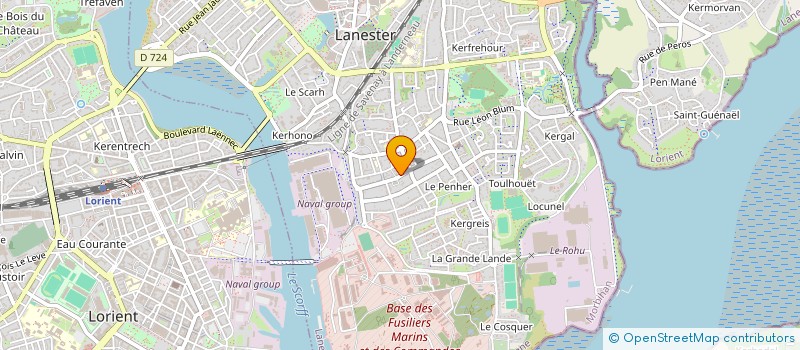 localisation de l'entreprise SCI LES COCOTIERS  LANESTER