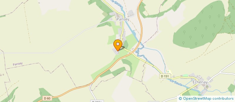 localisation de l'entreprise SCI LES COEURS à PANSEY