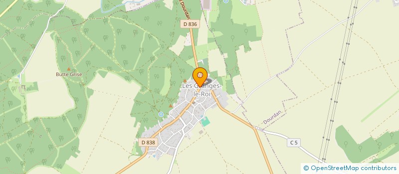 localisation de l'entreprise SCI LES COGNASSIERS à LES GRANGES-LE-ROI