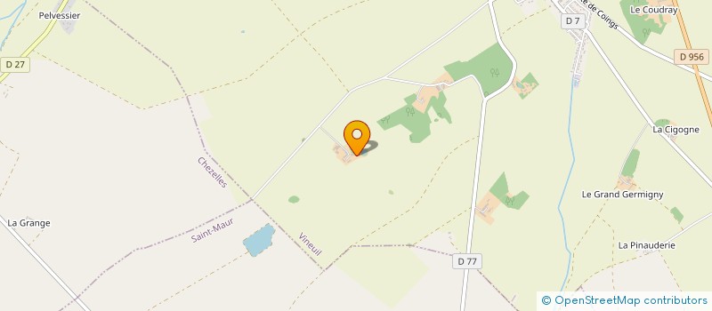 localisation de l'entreprise SCI LES COLCHIQUES  VINEUIL