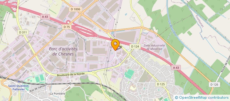 localisation de l'entreprise SCI LES COLIBRIS  SAINT-QUENTIN-FALLAVIER