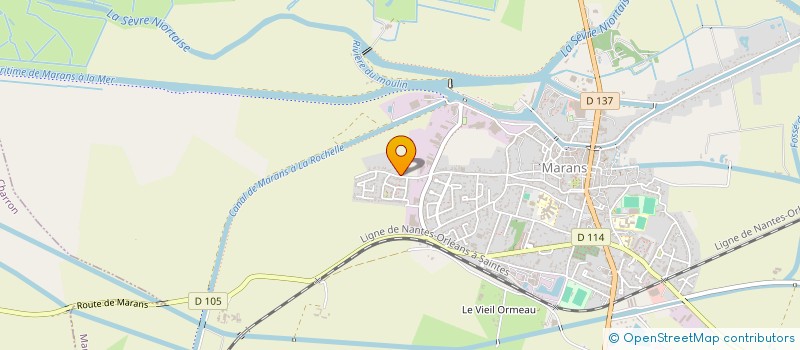 localisation de l'entreprise SCI LES COLIBRIS  MARANS