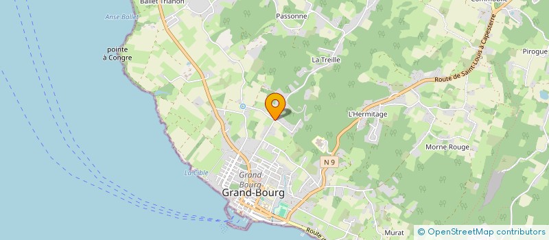 localisation de l'entreprise SCI LES COLIBRIS D'AICHA  GRAND-BOURG