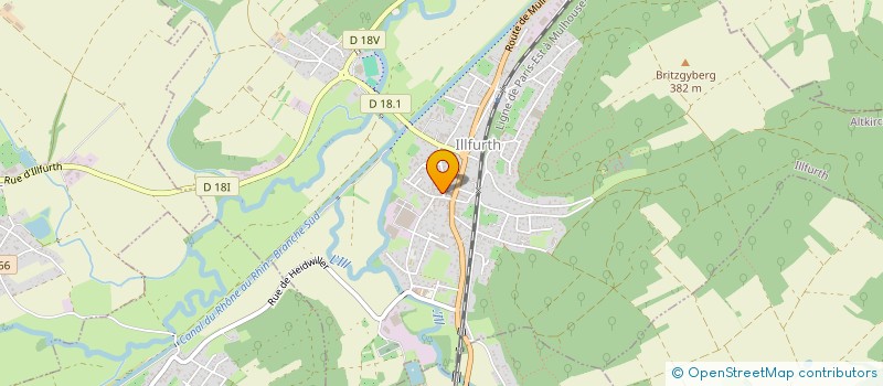 localisation de l'entreprise SCI LES COLLINES  FLAXLANDEN