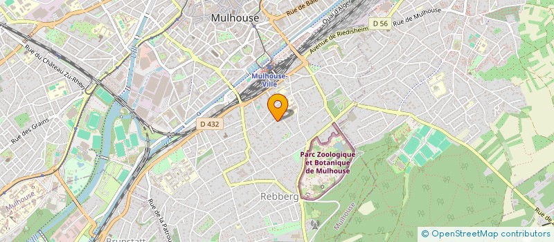 localisation de l'entreprise SCI LES COLLINES à MULHOUSE