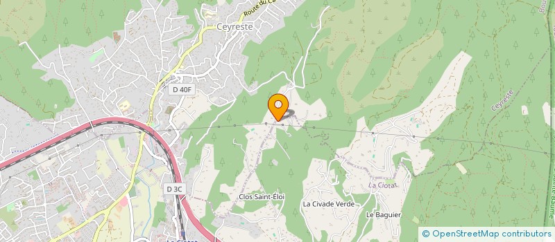 localisation de l'entreprise SCI LES COLLINES  LA CIOTAT