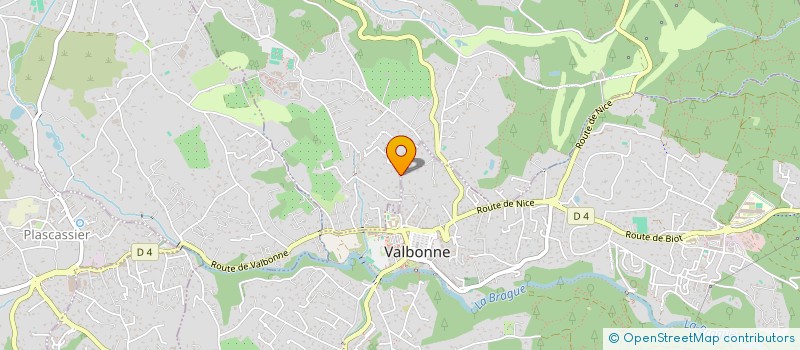 localisation de l'entreprise SCI LES COLLINES DE ST GILLES  VALBONNE