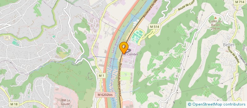 localisation de l'entreprise SCI LES COLLINES DE TERRON à NICE