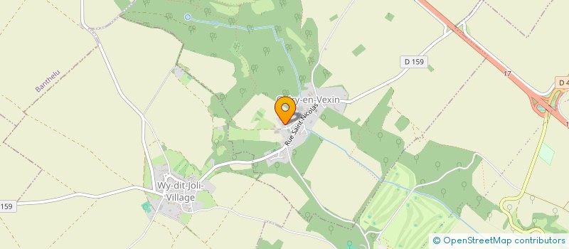 localisation de l'entreprise SCI LES COLLINES DU VEXIN  GUIRY-EN-VEXIN