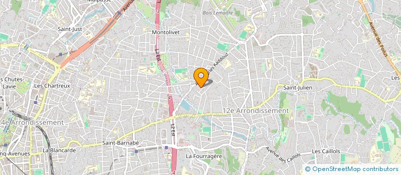 localisation de l'entreprise SCI LES COLLINES PEYROU à MARSEILLE
