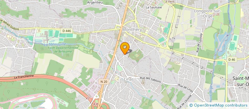 localisation de l'entreprise SCI LES COLOMBAGES à LINAS