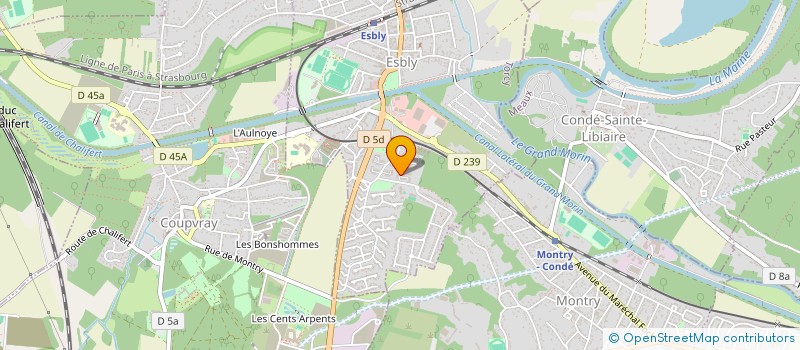 localisation de l'entreprise SCI LES COLOMBES  JABLINES