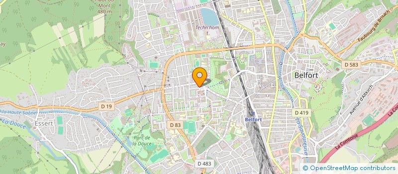 localisation de l'entreprise SCI LES COLOMBES à BELFORT