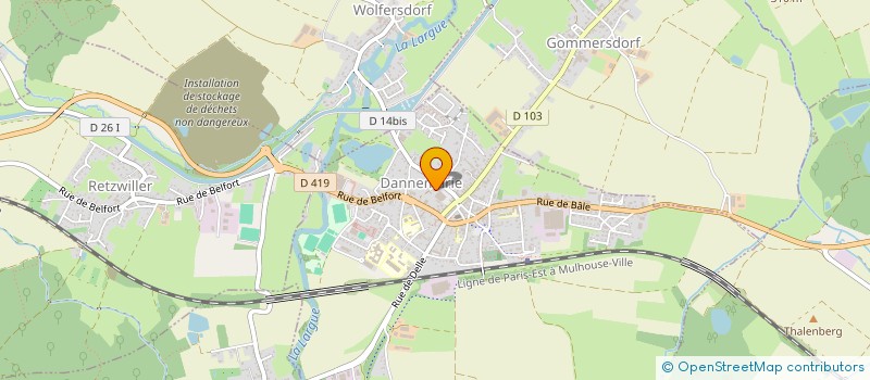 localisation de l'entreprise SCI LES COLOMBES  UEBERSTRASS