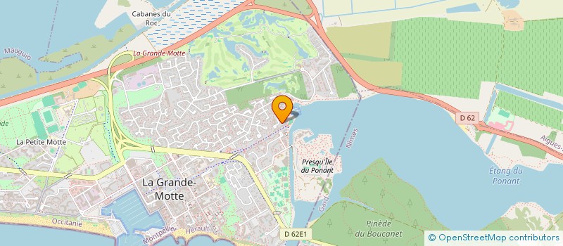 localisation de l'entreprise SCI LES COLOMBES  LA GRANDE-MOTTE