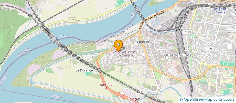 localisation de l'entreprise SCI LES COLOMBES  AVIGNON