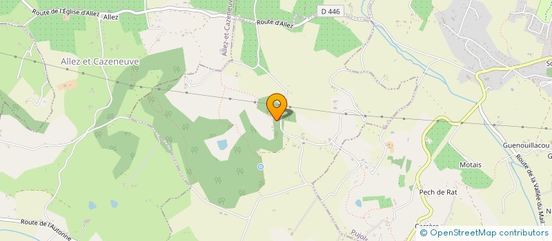 localisation de l'entreprise SCI LES COLOMBES  SAINTE-COLOMBE-DE-VILLENEUVE