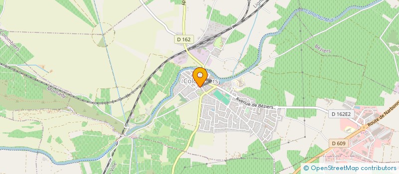 localisation de l'entreprise SCI LES COLOMBES à COLOMBIERS