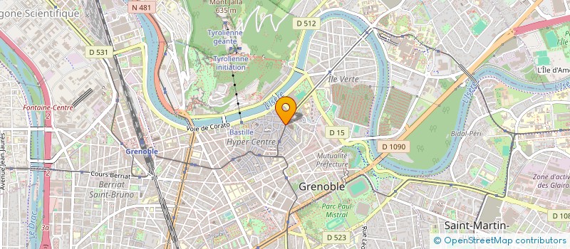 localisation de l'entreprise SCI LES COLOMBES  GRENOBLE