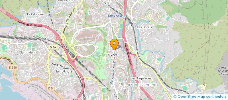 localisation de l'entreprise SCI LES COLOMBES à MARSEILLE
