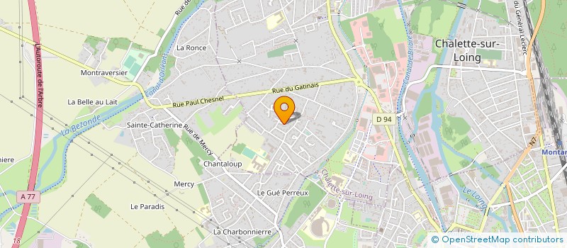 localisation de l'entreprise SCI LES COLOMBIERS à CHALETTE-SUR-LOING