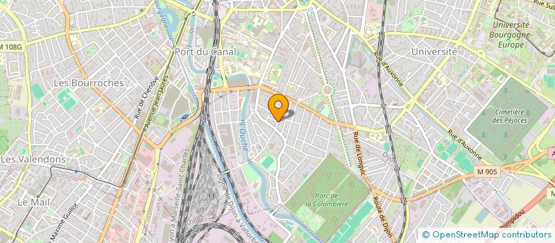 localisation de l'entreprise SCI LES COLOMBINES à DIJON