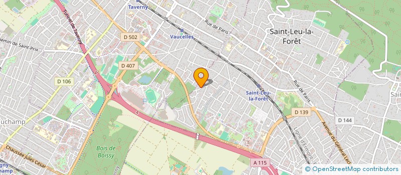 localisation de l'entreprise SCI LES COLONNES  SAINT-LEU-LA-FORET