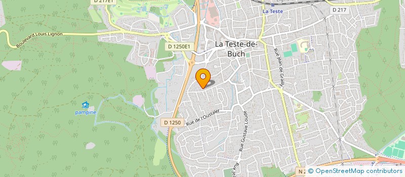 localisation de l'entreprise SCI LES COLS VERTS à LA TESTE-DE-BUCH