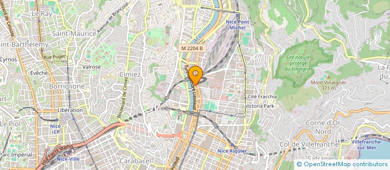 localisation de l'entreprise SCI LES COLS VERTS  NICE