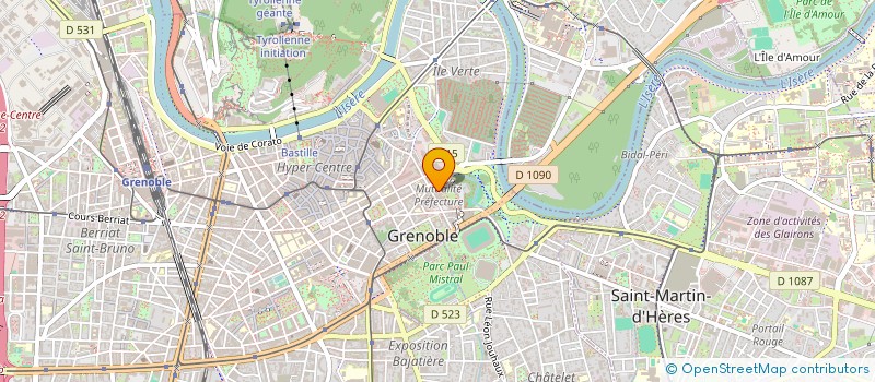 localisation de l'entreprise SCI LES COLVERTS à GRENOBLE