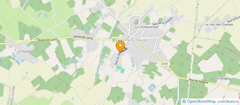 localisation de l'entreprise SCI LES COMBES à VARENNES-CHANGY
