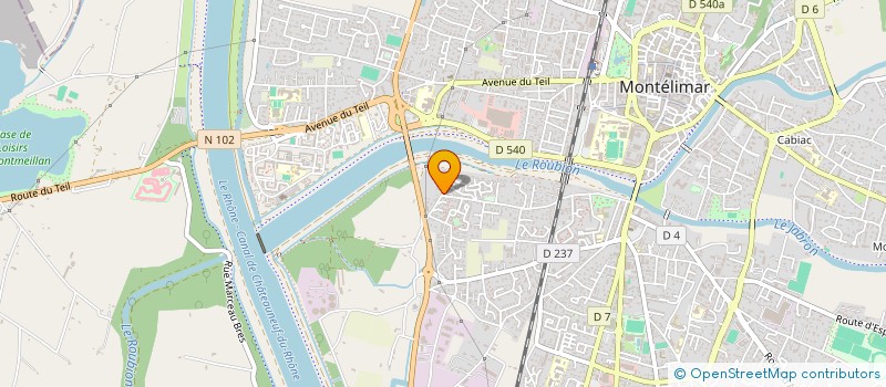 localisation de l'entreprise SCI LES COMBES à MONTELIMAR