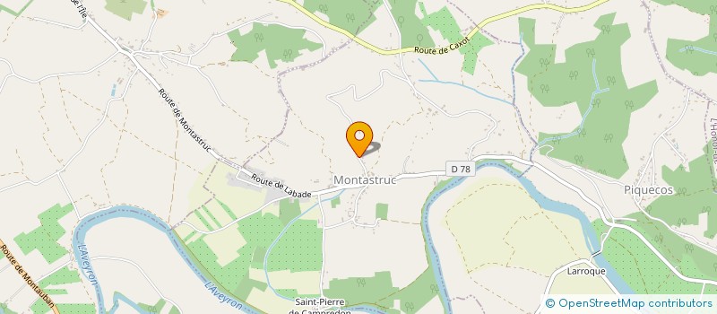 localisation de l'entreprise SCI LES COMBES  MONTASTRUC