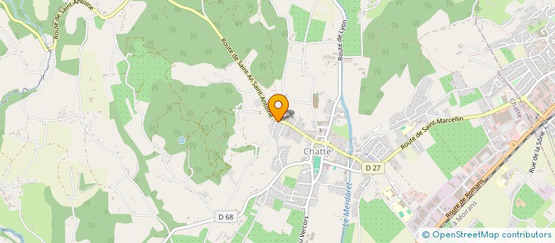 localisation de l'entreprise SCI LES COMBES  CHATTE