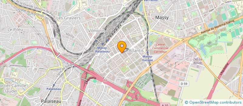 localisation de l'entreprise SCI LES COMBOTTES à MASSY