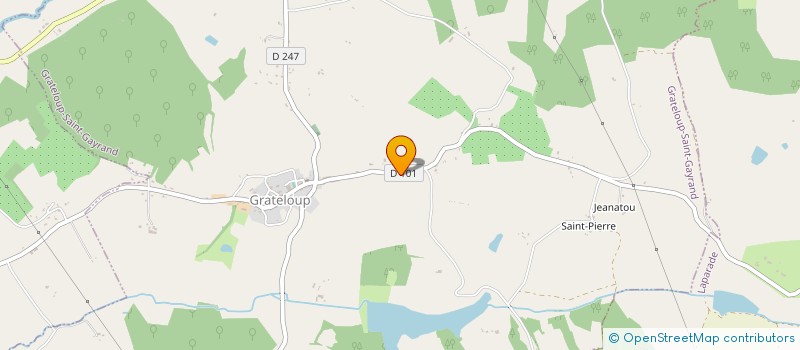 localisation de l'entreprise SCI LES COMBRETS  GRATELOUP-SAINT-GAYRAND