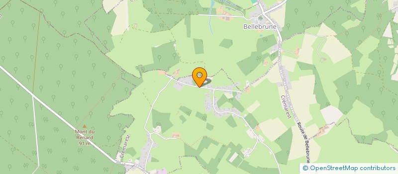 localisation de l'entreprise SCI LES COMMUNES  CREMAREST