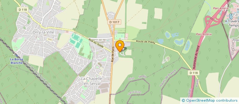 localisation de l'entreprise SCI LES COMMUNS DU VIEUX CHATEAU  LA CHAPELLE-EN-SERVAL