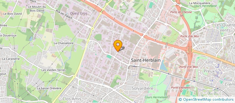 localisation de l'entreprise SCI LES COMPAGNONS  SAINT-HERBLAIN