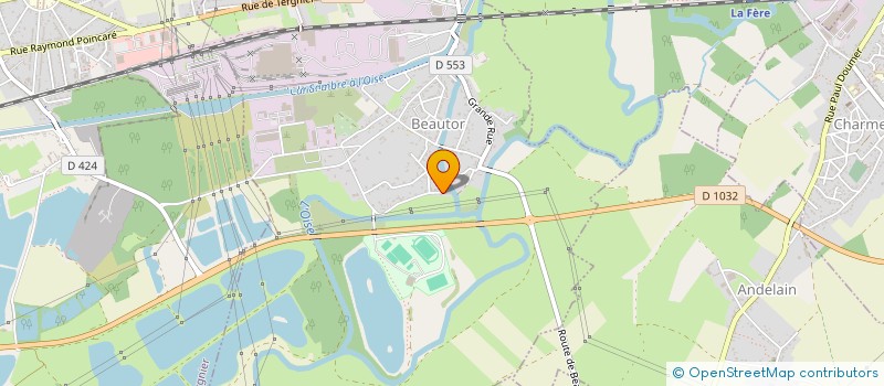 localisation de l'entreprise SCI LES COMPAGNONS  BEAUTOR