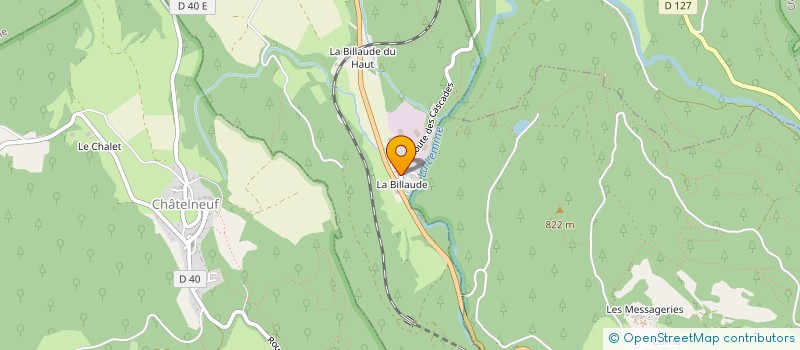 localisation de l'entreprise SCI LES COMPAGNONS D AURE  LE VAUDIOUX