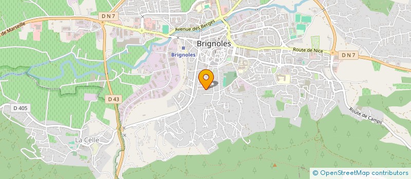 localisation de l'entreprise SCI LES COMPTE DE PROVENCE à BRIGNOLES
