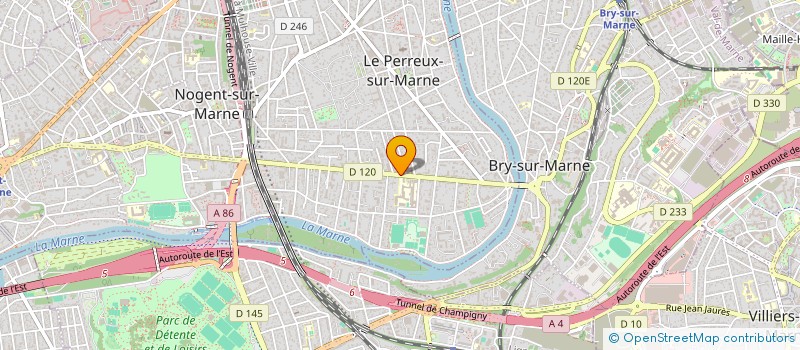 localisation de l'entreprise SCI LES COMTES DE BRY à LE PERREUX-SUR-MARNE